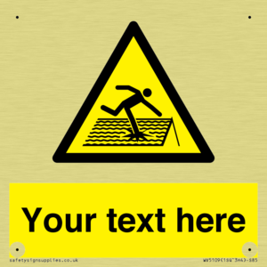 Custom Figure on Roof Sign